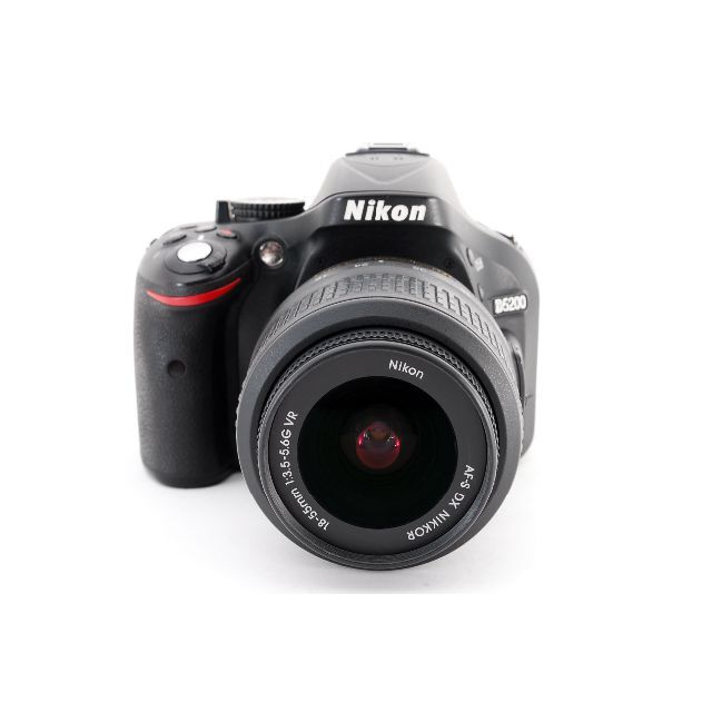 【美品】Nikon D5200 18-55mmレンズセット　ショット数8147回 2