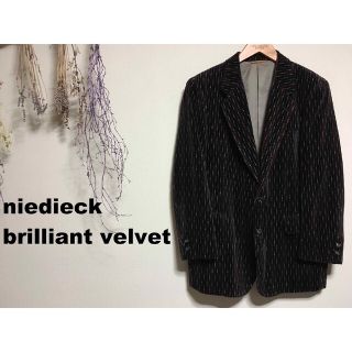 ミラクローズ　niedieck brilliant velvet　ベロア(テーラードジャケット)