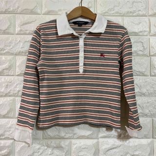 バーバリー(BURBERRY)のバーバリー　ボーダー　トップス　ポロシャツ　120(Tシャツ/カットソー)