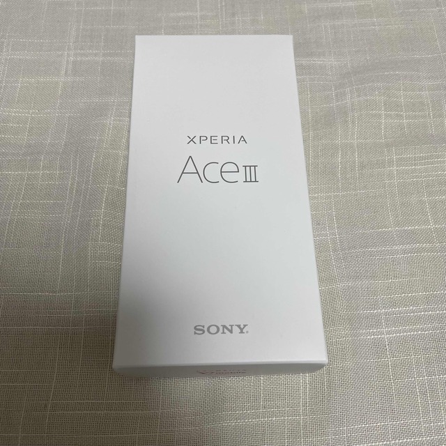 新品未使用!】Xperia Ace Ⅲ 64GB (ブラック・SIMフリー) オフ 68.0