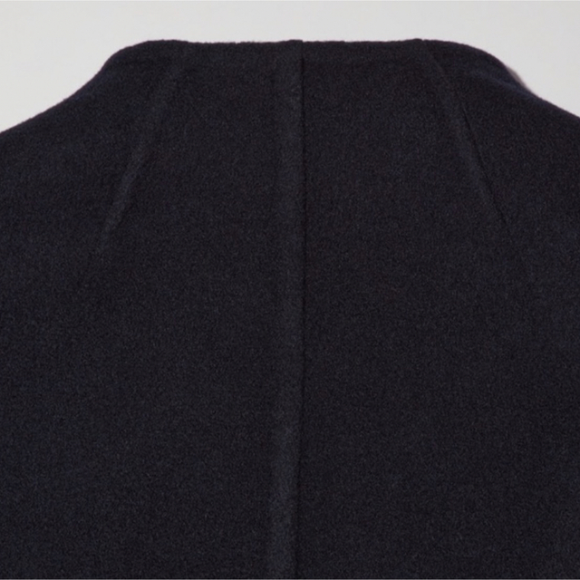 UNIQLO(ユニクロ)のUNIQLO +J カシミアブレンドノーカラーコート　サイズS  レディースのジャケット/アウター(ロングコート)の商品写真