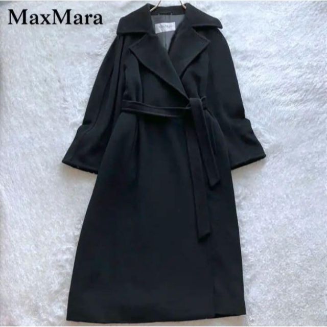 憧れの Max Mara - マックスマーラ マニュエラコート カシミヤ 白タグ