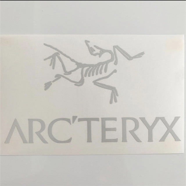 ARC'TERYX(アークテリクス)の ARC'TERYX アークテリクス ステッカー◆15㎝◆リフレクターホワイト◆ スポーツ/アウトドアのアウトドア(その他)の商品写真