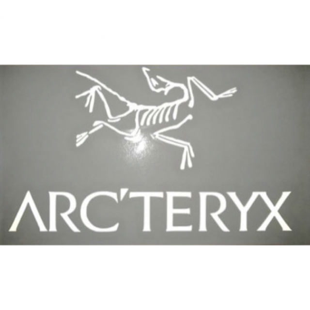 ARC'TERYX(アークテリクス)の ARC'TERYX アークテリクス ステッカー◆15㎝◆リフレクターホワイト◆ スポーツ/アウトドアのアウトドア(その他)の商品写真