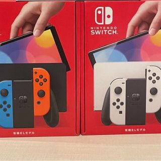 ［新品未開封］Nintendo Switch 有機ELモデル 2点セット(携帯用ゲーム機本体)