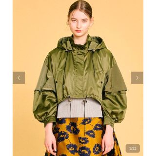 ランバンオンブルー(LANVIN en Bleu)のLIMONTAコンビブルゾン(ブルゾン)