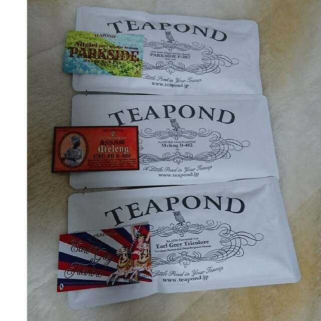 ティーポンド TEAPOND リーフティー 3種類セット 食品/飲料/酒の飲料(茶)の商品写真