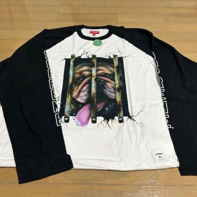 supreme dog L/S Teeトップス