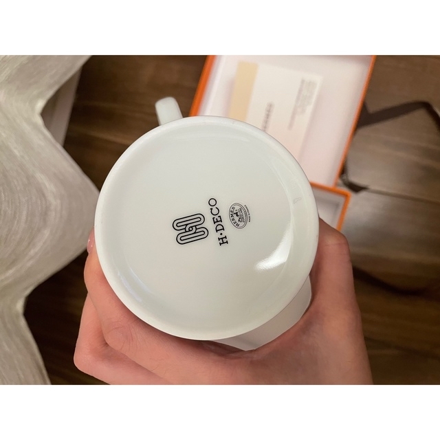 Hermes(エルメス)の新品　エルメス　HERMES　アッシュデコ　マグカップ インテリア/住まい/日用品のキッチン/食器(グラス/カップ)の商品写真