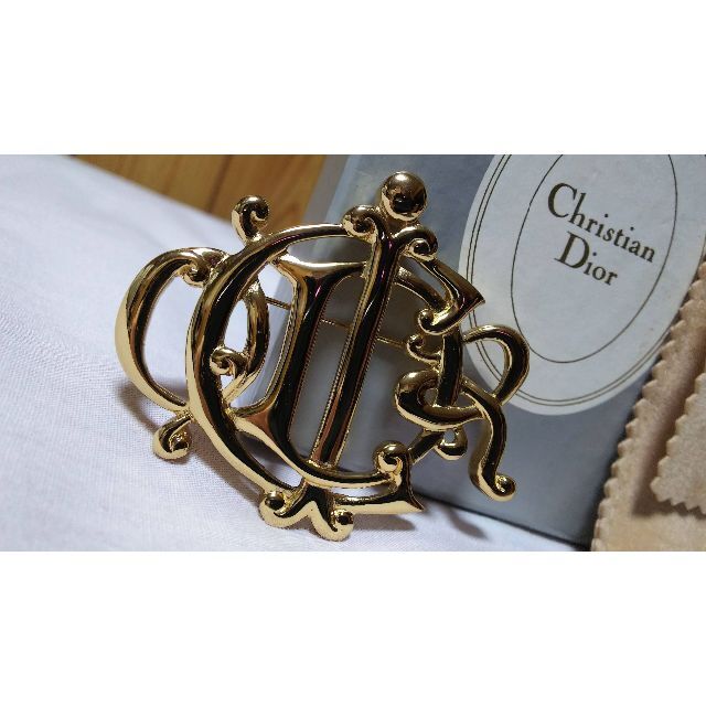 Christian Dior - 正規新古 ディオール CDRロゴブローチ 金 ディオールオム イニシャルアイコンの通販 by Free