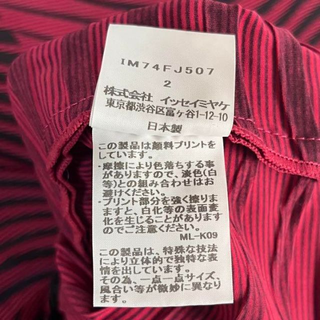 【極美品】2017 ISSEY MIYAKE ベイクドプリーツ 3D トップス