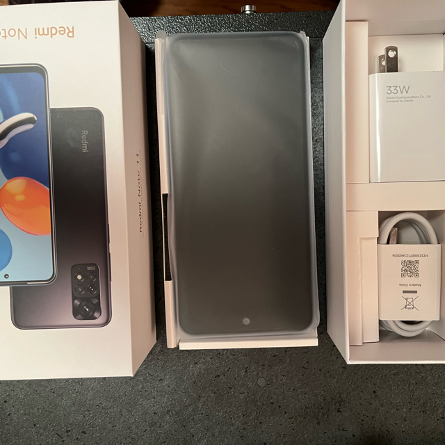 Xiaomi Redmi Note 11 充電1回 完品 美品 simフリーレッドミー