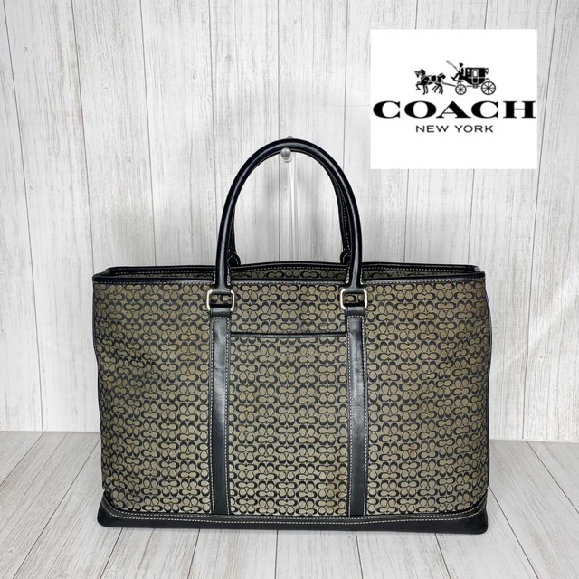 COACH コーチ シグネチャー　トートバッグ　ハンドバッグ