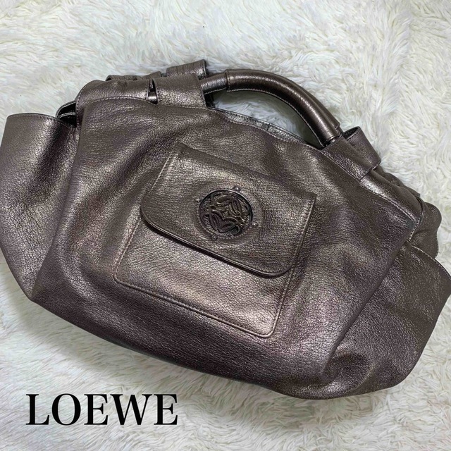極希少✨美品✨LOEWE ロエベ マイア ナッパアイレ ハンドバッグ-