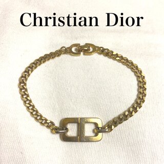 クリスチャンディオール(Christian Dior)のChristian dior CDロゴブレスレット　vintage(ブレスレット)