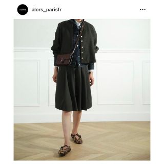 ドゥロワー(Drawer)のaLORS AW1 カーキ コンスタンス　S-M(セット/コーデ)