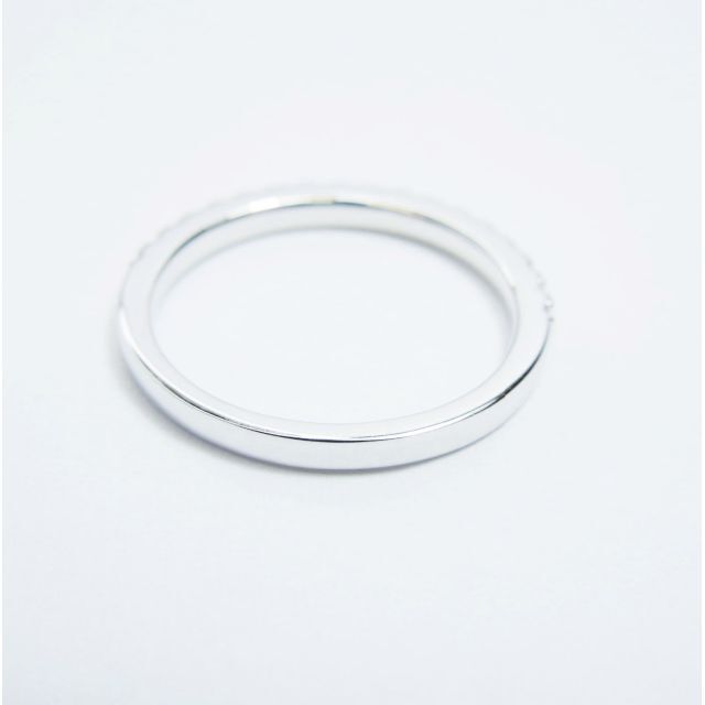 M10 約14号 モアサナイト ハーフエタニティリング 925　指輪 レディースのアクセサリー(リング(指輪))の商品写真