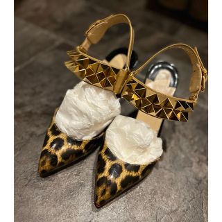 クリスチャンルブタン(Christian Louboutin)のクリスチャンルブタン　ヒョウ柄　スタッズ(ハイヒール/パンプス)