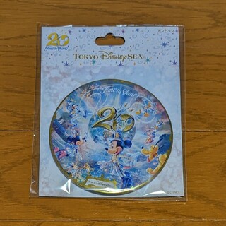 ディズニー(Disney)のディズニーシー 20周年 缶バッジ カンバッジ(キャラクターグッズ)
