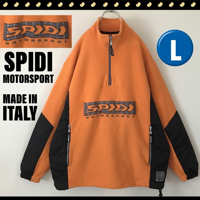 SPIDI MOTORSPORT★フリースジャケット★ハーフジップ★イタリア製