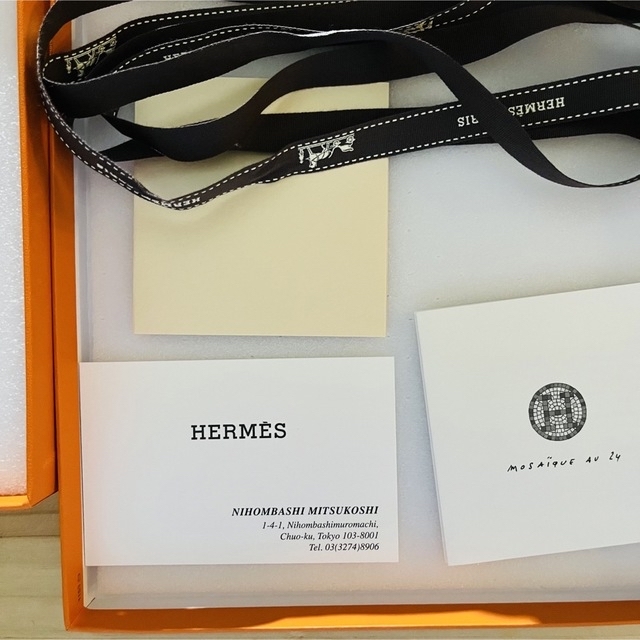 Hermes(エルメス)の【新品】エルメス モザイク24 コーヒーカップ プラチナ ペア インテリア/住まい/日用品のキッチン/食器(食器)の商品写真