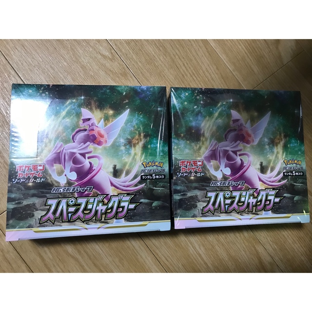スペースジャグラー 2BOX 未開封 シュリンク付き 【ポケモンカード
