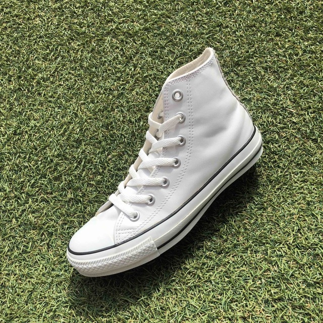 美品24 converse コンバース レザー オールスター HI HT621 | フリマアプリ ラクマ