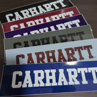 カーハート(carhartt)の(縦6cm横24cm) CARHAART カーハート　ステッカー(スケートボード)