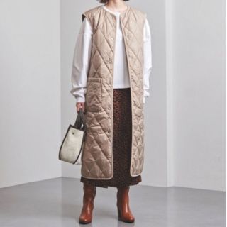 UNITED ARROWS - ユナイテッドアローズ キルティングロングベストの ...