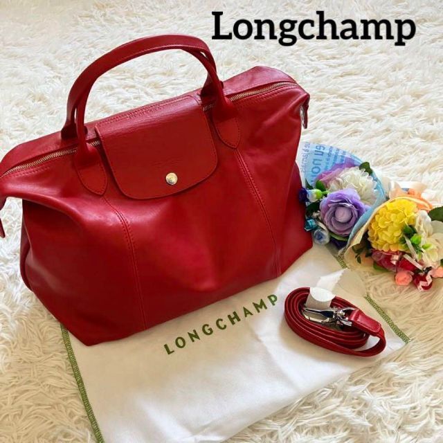 2個以上購入で送料無料 ロンシャン プリアージュ キュイール トート