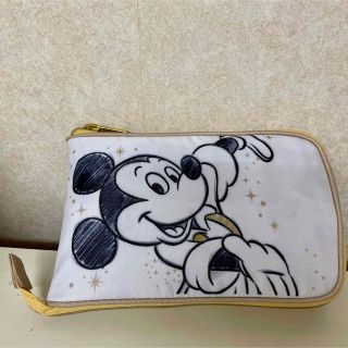 ディズニー(Disney)の新品⭐︎ディズニー　周年限定柄　折りたたみエコバッグ　ミッキー(キャラクターグッズ)