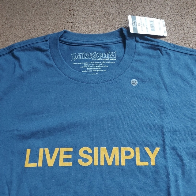 patagonia(パタゴニア)のpatagonia　メンズTシャツ　M's Live SimplyText T メンズのトップス(Tシャツ/カットソー(半袖/袖なし))の商品写真