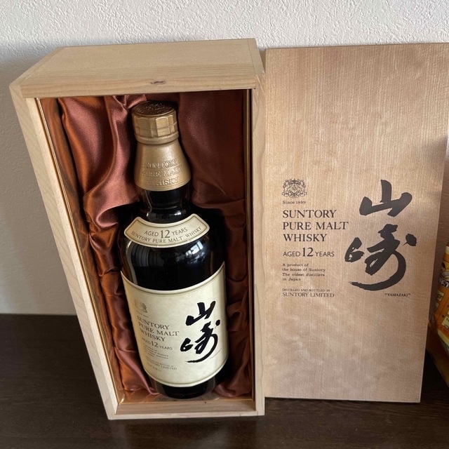 Bright様専用山崎12年ピュアモルト 旧ラベル 2本セット 750ml 箱付-