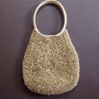結婚式パーティ🍷ゴールドきらきらバッグ(クラッチバッグ)