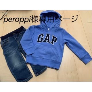 ベビーギャップ(babyGAP)のGAPBABY デニム、パーカーセット(パーカー)