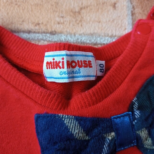 mikihouse(ミキハウス)のmikihouse　80 ワンピース キッズ/ベビー/マタニティのベビー服(~85cm)(ワンピース)の商品写真