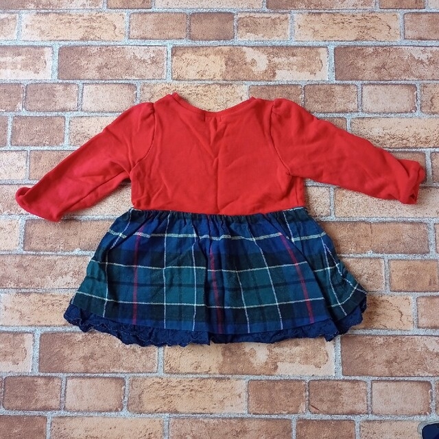 mikihouse(ミキハウス)のmikihouse　80 ワンピース キッズ/ベビー/マタニティのベビー服(~85cm)(ワンピース)の商品写真