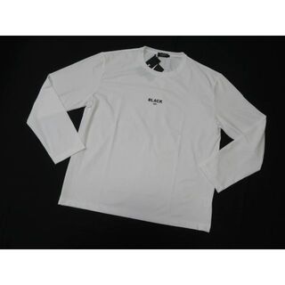 ブラックレーベルクレストブリッジ(BLACK LABEL CRESTBRIDGE)のブラックレーベル クレストブリッジ 長袖ロゴTシャツ 白　 14,300円　4L(Tシャツ/カットソー(七分/長袖))