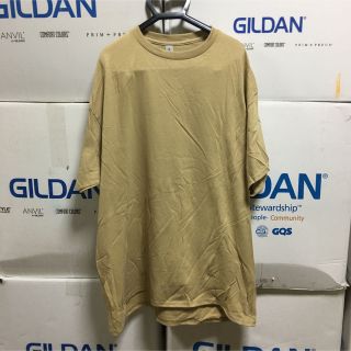 ギルタン(GILDAN)のGILDANギルダン@半袖無地Tシャツ☆ポケット無し@ベージュ系タン2XLサイズ(Tシャツ/カットソー(半袖/袖なし))