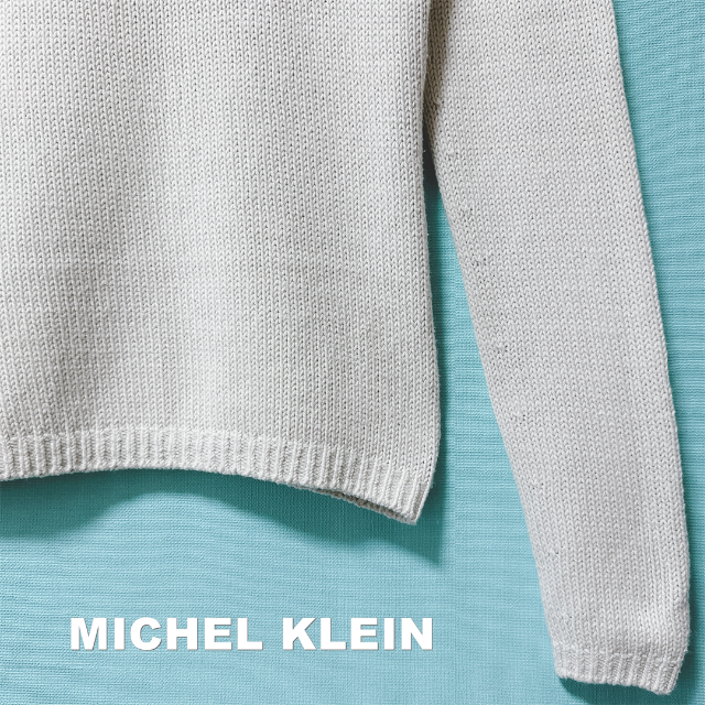MICHEL KLEIN(ミッシェルクラン)の【MICHEL KLEIN】ミッシェルクラン ハイネック コットン ニット レディースのトップス(ニット/セーター)の商品写真