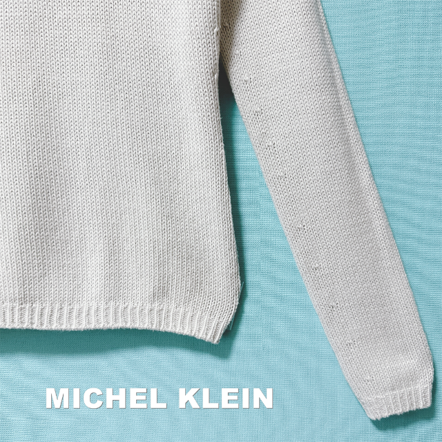 MICHEL KLEIN(ミッシェルクラン)の【MICHEL KLEIN】ミッシェルクラン ハイネック コットン ニット レディースのトップス(ニット/セーター)の商品写真