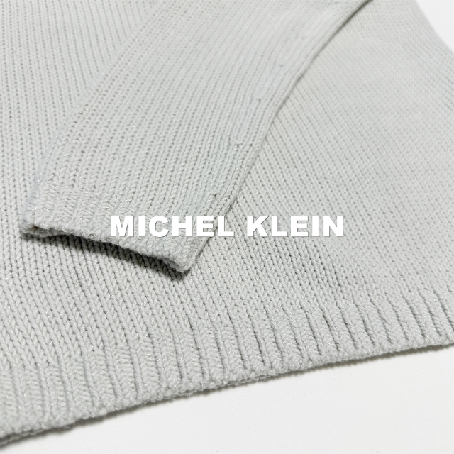 MICHEL KLEIN(ミッシェルクラン)の【MICHEL KLEIN】ミッシェルクラン ハイネック コットン ニット レディースのトップス(ニット/セーター)の商品写真