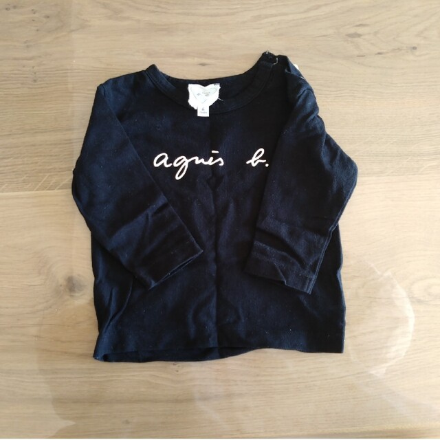 agnes b.(アニエスベー)のagnès b.　ベビー　ロングTシャツ　6m キッズ/ベビー/マタニティのキッズ服女の子用(90cm~)(Tシャツ/カットソー)の商品写真