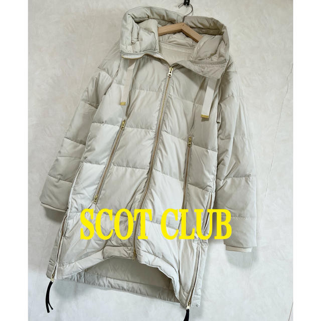 42000円2021新品タグ付きSCOTCLUB内　人気オフホワイトダウン