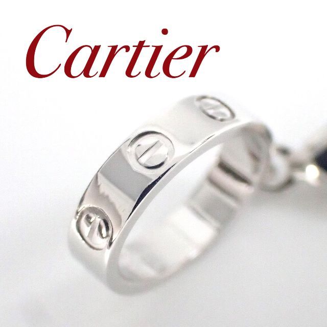 Cartier - カルティエ cartier K18WG ラブチャーム トップ ホワイゴールド
