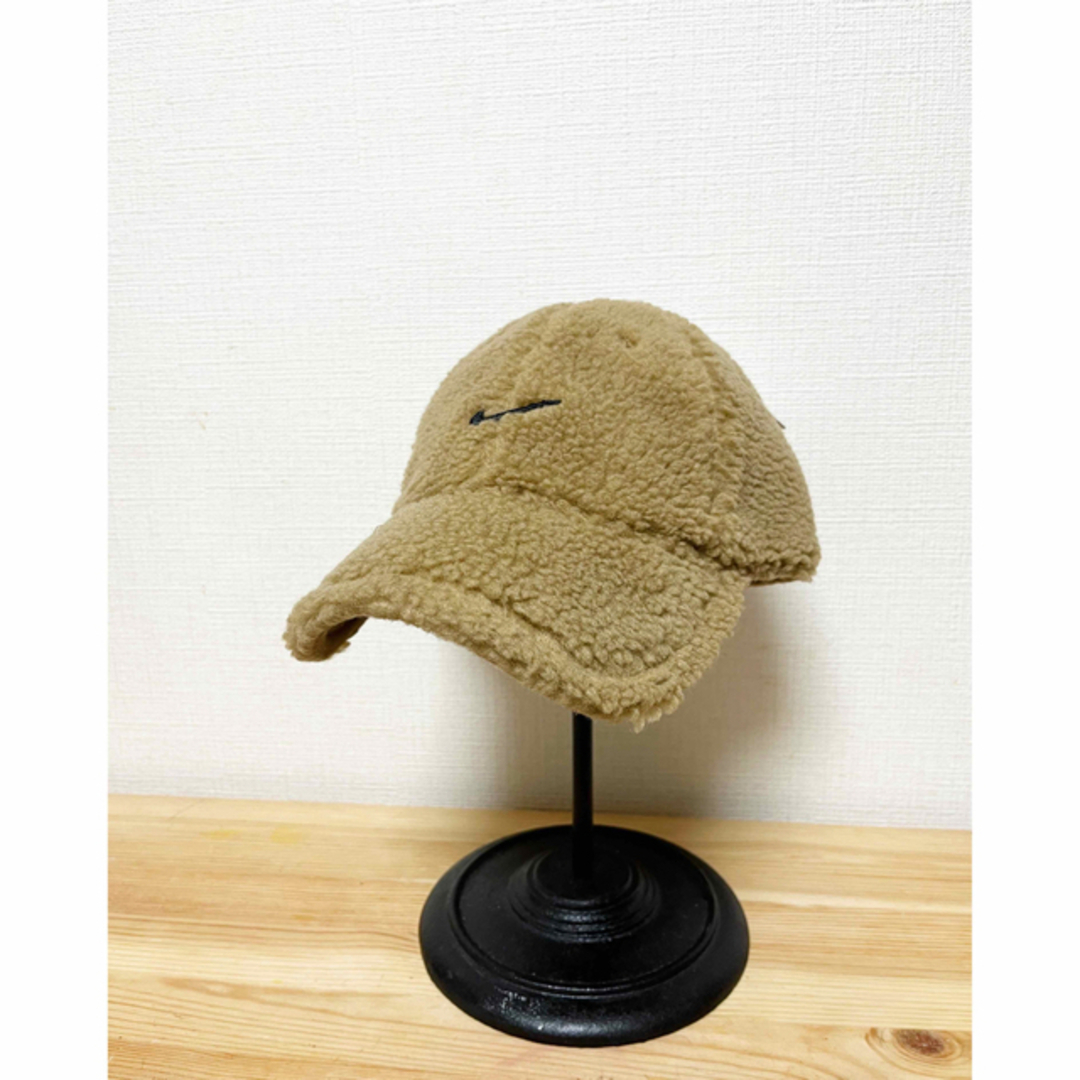DEUXIEME CLASSE(ドゥーズィエムクラス)のNIKE🍋新品【完売品】テディベアキャップ　帽子　ボアキャップ　ダッドキャップ レディースの帽子(キャップ)の商品写真