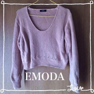 エモダ(EMODA)のEMODA✳︎ショートニット(ニット/セーター)