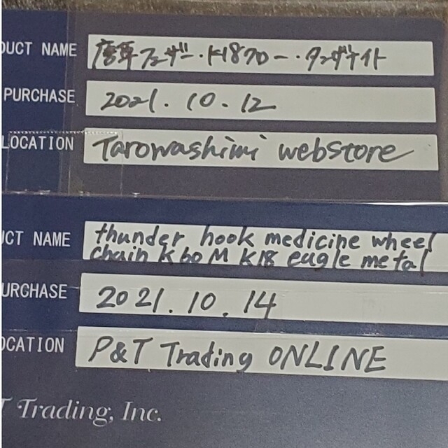 goro's(ゴローズ)の鷲見太郎 TARO WASHIMI タンザナイト フェザー ワシミタロウ メンズのアクセサリー(ネックレス)の商品写真
