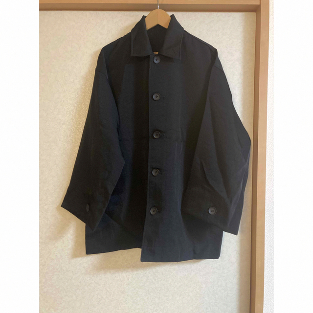即日発送可能 ENOF（イナフ）  twill coat  Black レディースのジャケット/アウター(その他)の商品写真
