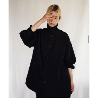 即日発送可能 ENOF（イナフ）  twill coat  Black(その他)